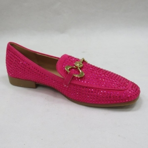 Mokasyny damskie na płaskim (36-41) 3670 FUSHIA
