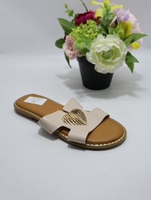 Klapki damskie na płaskim (36-41) 5192 BEIGE