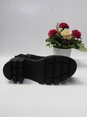 Botki damskie ocieplane na obcasie (36-41) AM5713 BLACK