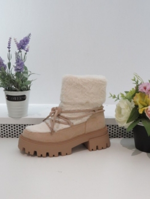 Trapery damskie ocieplane (36-41) 9523 BEIGE