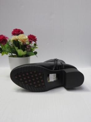 Botki damskie ocieplane na obcasie (36-41) 3113 BLACK