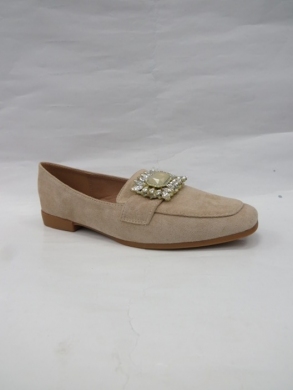 Mokasyny damskie na płaskim (36-41) 3690 BEIGE
