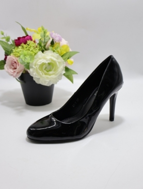 Czółenki damskie na szpilce (36-41) 66-7 BLACK