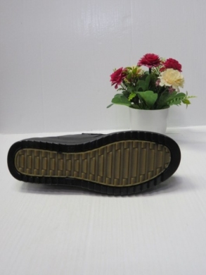 Botki damskie ocieplane na płaskim (39-43) DW33-5 BLACK