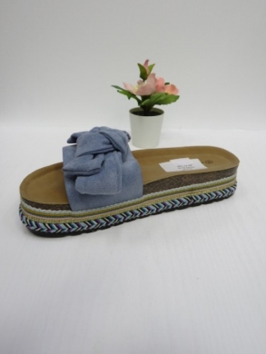 Klapki damskie na koturnie (36-41) FB242 BLUE