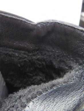 Botki damskie ocieplane na obcasie (36-41) 6629-1 BLACK