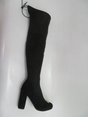 Kozaki damskie jesienne na obcasie (36-41) 5142 BLACK