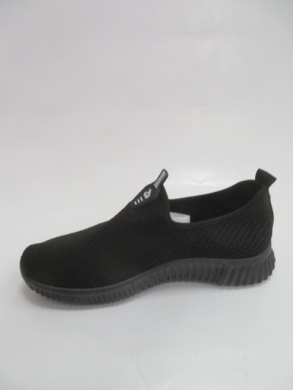 Buty sportowe damskie na płaskim (36-41) 501A BLACK