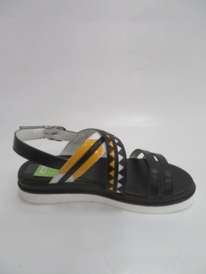 Sandały damskie na płaskim (36-41) W20-71126A BLACK/YELLOW