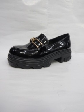 Mokasyny damskie na płaskim (36-41) 1-6168 BLACK