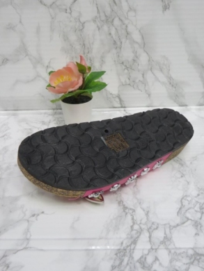 Klapki damskie na płaskim (36-41) LS078 FUCHSIA