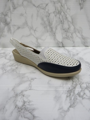 Sandały damskie na koturnie (36-41) J33-2 WHITE/BLUE