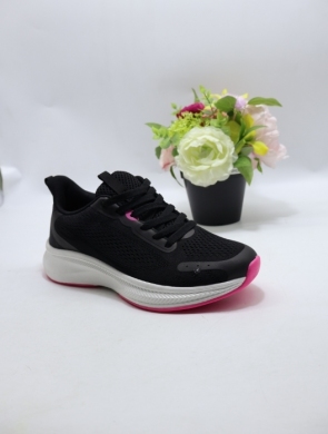 Buty sportowe damskie na płaskim (36-40) AD644 BL/PEACH