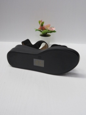 Sandały damskie na koturnie (36-41) B-9064 BLACK