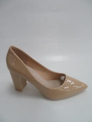 Czółenka damskie na obcasie (36-41) LE-308 BEIGE