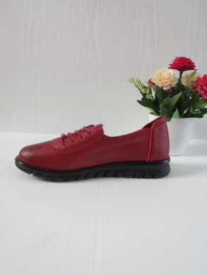Półbuty damskie na płaskim (36-41) C611 RED