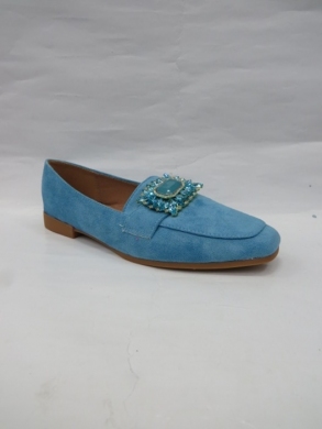 Mokasyny damskie na płaskim (36-41) 3690 BLUE