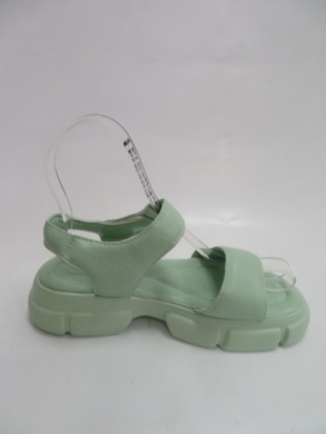 Sandały damskie na koturnie (36-41) AFF-013 GREEN