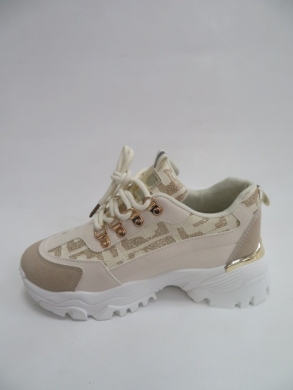 Sneakersy damskie niskie (36-41) AB900 BEIGE