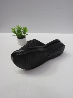 Klapki damskie na koturnie (36-41) 999-58 BLACK