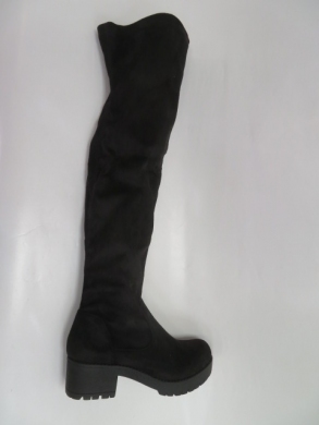 Kozaki damskie jesienne na obcasie (36-41) ZY5003 BLACK