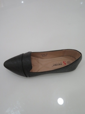 Baleriny damskie na płaskim (36-41) CD78P BLACK