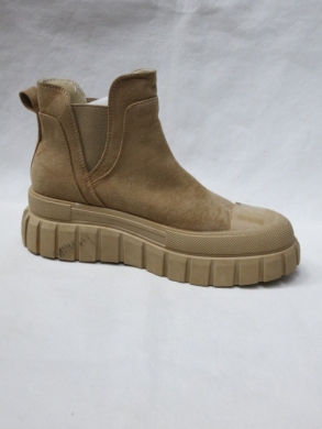 Botki damskie na płaskim (36-41) 8-3 KHAKI