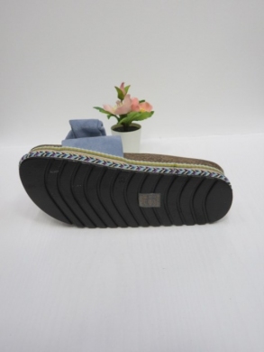 Klapki damskie na koturnie (36-41) FB242 BLUE