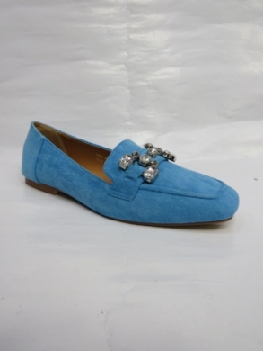 Mokasyny damskie na płaskim (36-41) 1712 BLUE
