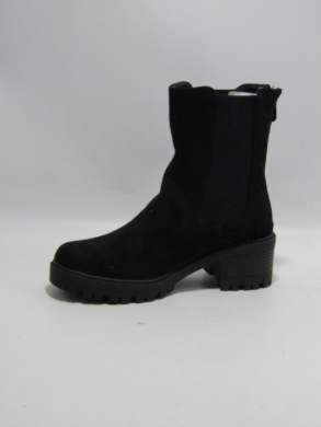 Botki damskie ocieplane na obcasie (36-41) H108A BLACK