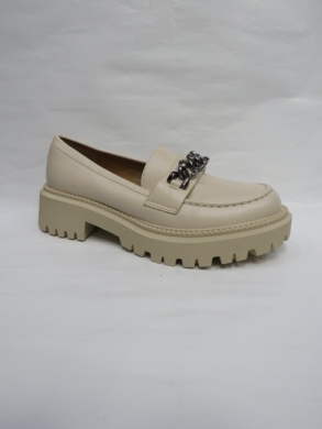 Mokasyny damskie na płaskim (36-41) LE-560 BEIGE