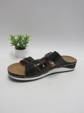 Klapki damskie na koturnie (36-41) W360 BLACK