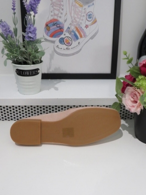 Mokasyny damskie na płaskim (36-41) 7139 BEIGE