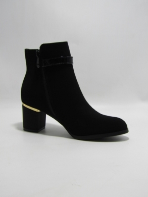 Botki damskie ocieplane na obcasie (36-41) AXHX-16 BLACK