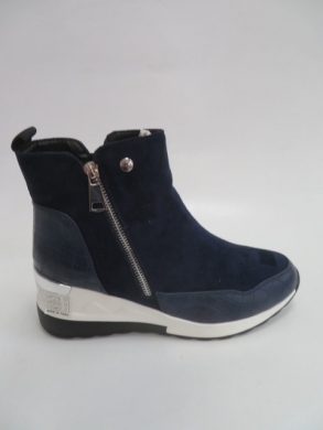 Botki damskie jesienne na koturnie (36-41) F5721 BLUE