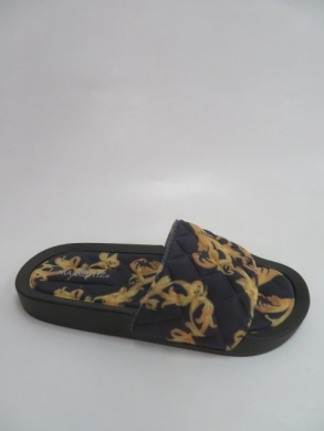 Klapki damskie na płaskim (36-41) 3733 BLACK