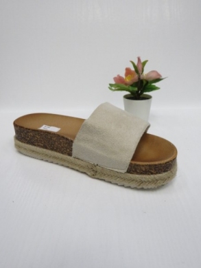 Klapki damskie na koturnie (36-41) XA120 BEIGE