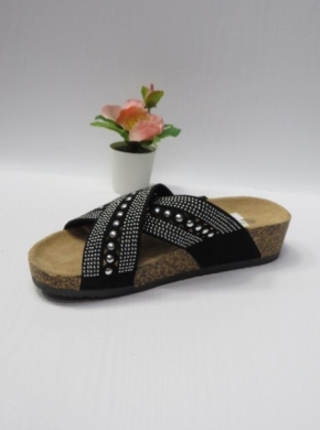 Klapki damskie na koturnie (36-41) FRS-66 BLACK