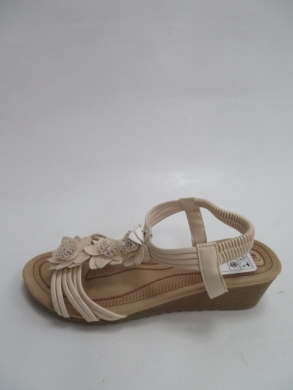 Sandały Damskie na koturnie (36-41) DF-27 BEIGE