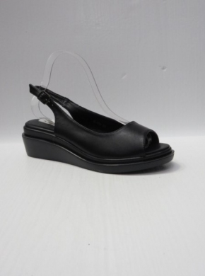 Sandały damskie na koturnie (36-41) 0-106 BLACK
