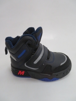 Botki chłopięce jesienne (22-37) P681 BLUE/ROIAN