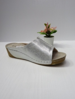 Klapki damskie na koturnie (36-41) C9901-12 SILVER