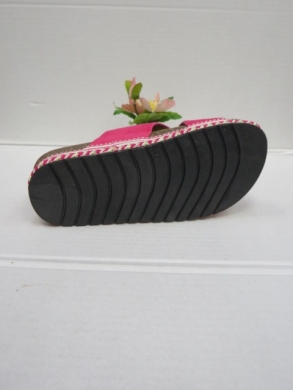 Klapki damskie na koturnie (36-41) 202-1 FUCHSIA