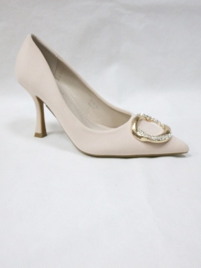 Czółenki damskie na szpilce (36-41) T550 BEIGE