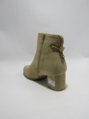 Botki damskie ocieplane na obcasie (36-41) SA3027-11 KHAKI
