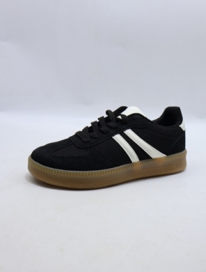 Buty sportowe damskie na płaskim (36-41) L-502 BLACK