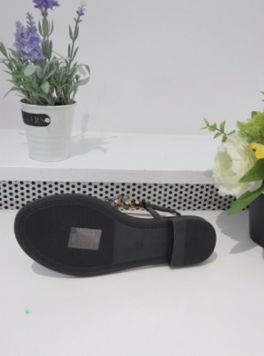 Sandały damskie na płaskim (36-41) 5095 BLACK