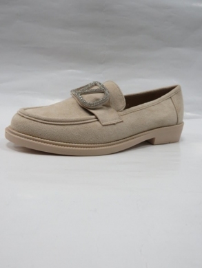 Mokasyny damskie na płaskim (36-41) T553 BEIGE