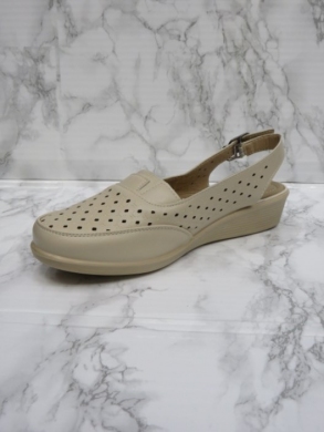 Sandały damskie na koturnie (36-41) J33-1 BEIGE