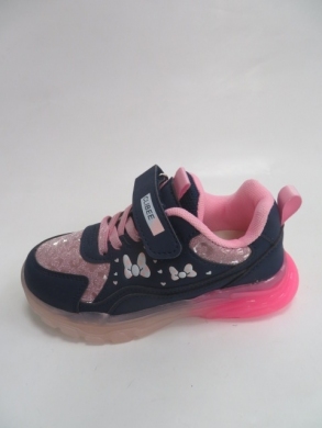Buty sportowe dziewczęce (26-31) E83 DBLUE/PINK